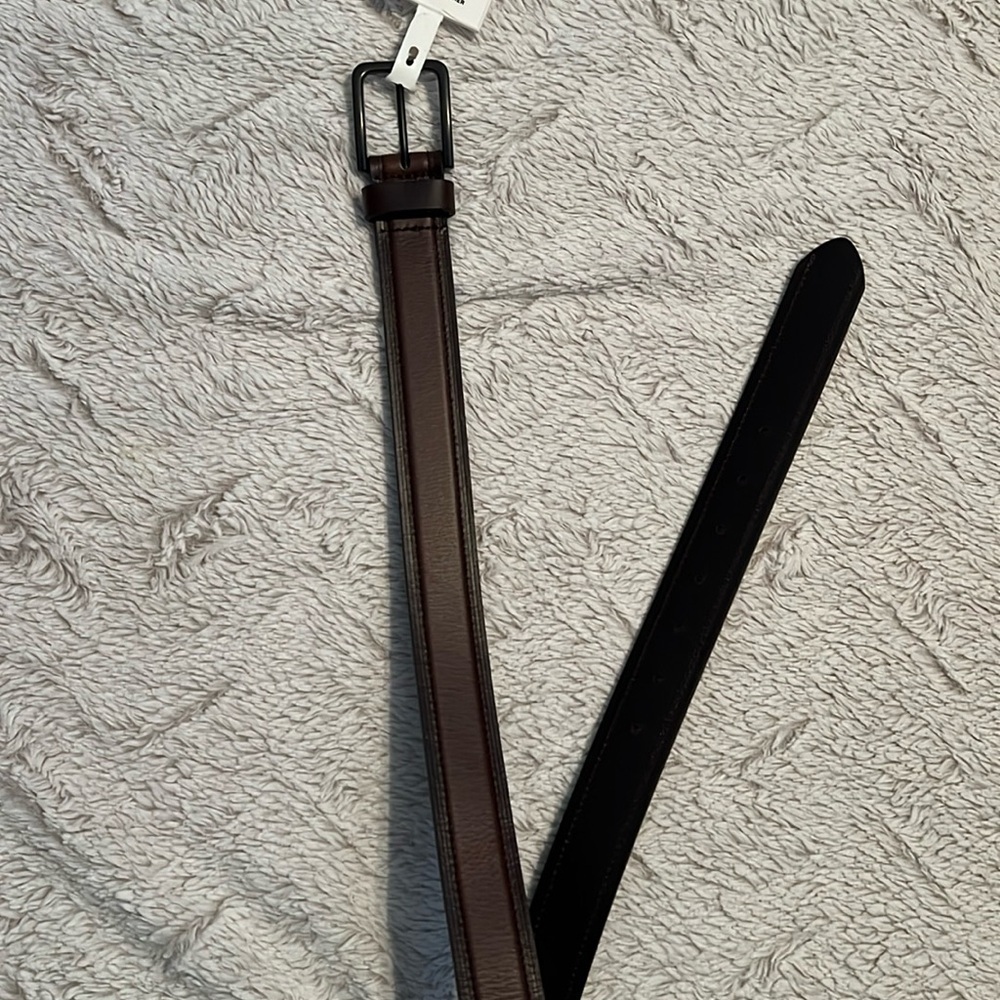 NWT Goodfellow Genuine Leather Belt Size 32/36